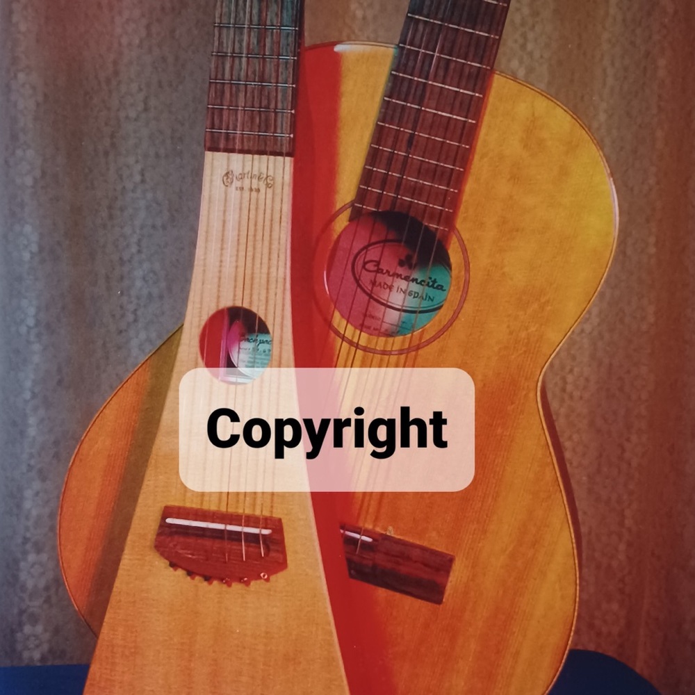 Modern Art 1 Carmencita Guitar Photo Sale